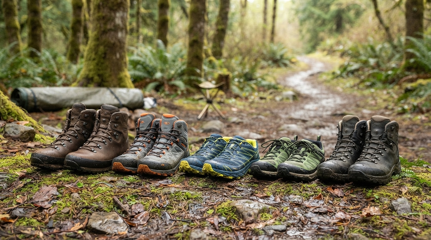 Top 5 des chaussures de randonnée pour affronter la boue