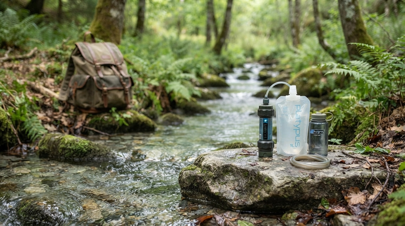 Conseils pratiques pour filtrer et purifier l&rsquo;eau en pleine nature
